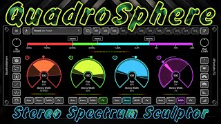 QuadroSphere for iOS - Pre-Release Preview
QuadroSphere is a great tool for bringing an instrument to life by creating a soundscape with a constantly moving sound source. It splits the incoming audio into multiple frequency bands, with control over the pan, stereo separation and level of each band.
You can use this plugin as a way to impose subtle control over stereo placement with little or no movement, or go crazy with automation. Adding effects such as reverb on a specific frequency band can help create a lush atmospheric swirling which surrounds the listener. This is great for musicians trying to create minimalistic ambient or tranquil soundscapes. QuadroSphere for iOS - Pre-Release Preview