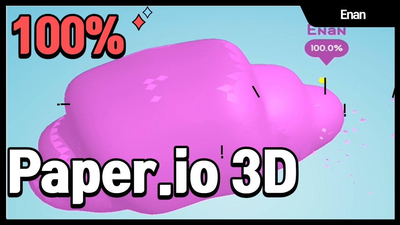 Paper.io 3D Map Control [모바일게임] YouTube