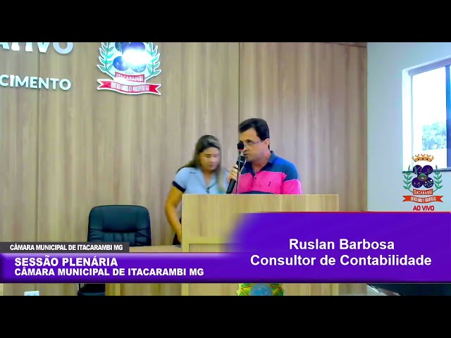 Câmara Municipal de Vereadores de Itacarambi MG Reunião realizada no dia 19/01/2026