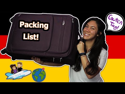 8 Things to Bring & NOT to Bring to Germany! (& Europe)