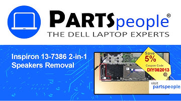 Dell Inspiron 13-7386 2-in-1 (P91G001) Speakers How-To Video Tutorial