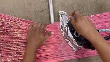 Fabric Manipulation Smocking Fabric Chunnat Crushing Design Part5