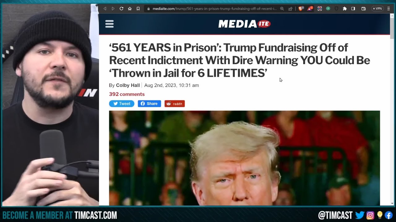 Trump Faces 561 Years in Prison, Vivek Ramaswamy SUES DOJ For Trump Charges, US IS In Cold Civil War