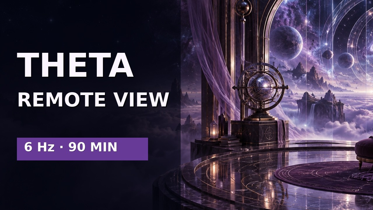 Theta Waves for Remote Viewing Meditation | 6 Hz Binaural Beats · 90 Minutes adlı videoyu YouTube'da izle Theta Waves for Remote Viewing Meditation | 6 Hz Binaural Beats · 90 Minutes adlı videoyu YouTube'da izle