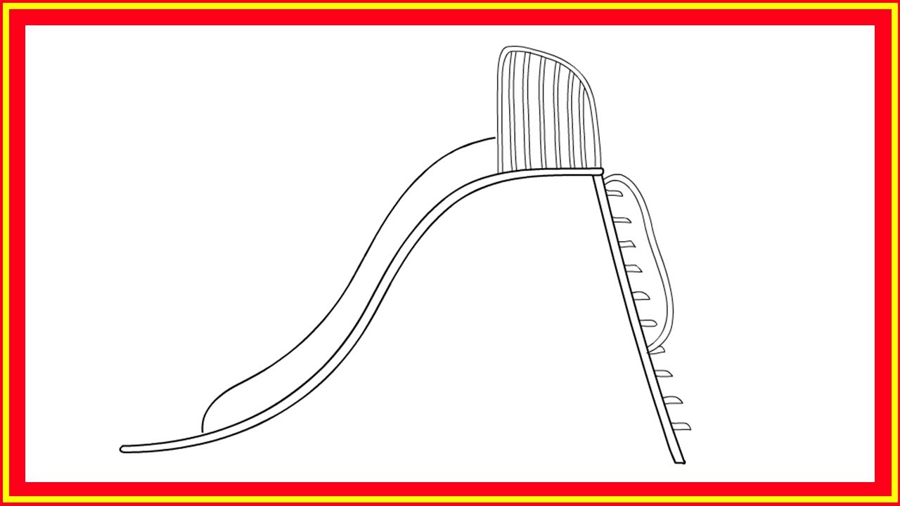 COMO DIBUJAR UN TOBOGAN DIBUJO DE TOBOGAN PASO A PASO YouTube