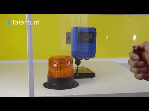Talentum IR3 flame detector from FFE detects a flame through glass