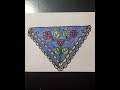 Рисуем платок   -    Dibujar un pañuelo -  Draw a handkerchief   - Zeichne ein Taschentuch