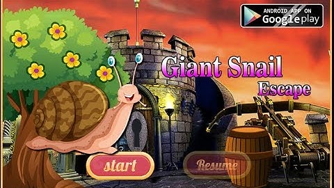 Avm Giant Snail Escape Walkthrough [AvmGames]