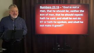 A 90 Second Answer to the Numbers 23:19 Controversy (God is not a man) - Dr. Dana R. Carpenter, Jr.
