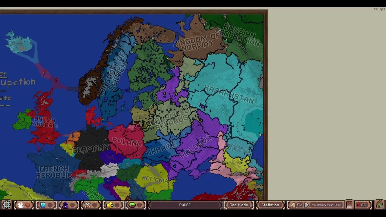 Russia VS Europe (New map)