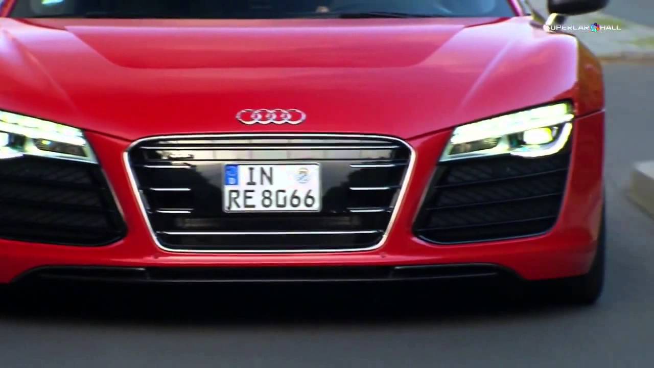 Новая Audi R8 e-tron электрический суперкар, 2014 рекламный тизер