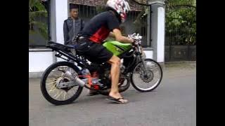 Setting ninja 2 tak rangka standart 155cc ( andre empek)