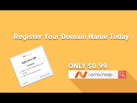 How do buy namecheap domain: Buy a domain name only $0.99