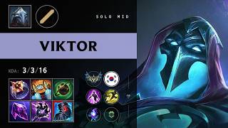 Viktor Mid vs Syndra (TSW Dire) - KR Challenger Patch 26.16