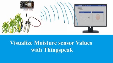 How to display soil moisture data data with thingspeak #thingspeak #esp8266