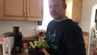 Juicing to fight sickness... and finishing up plumbing in our garage apartment