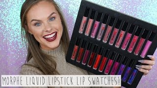 New Morphe Liquid Lipstick Lip Swatches