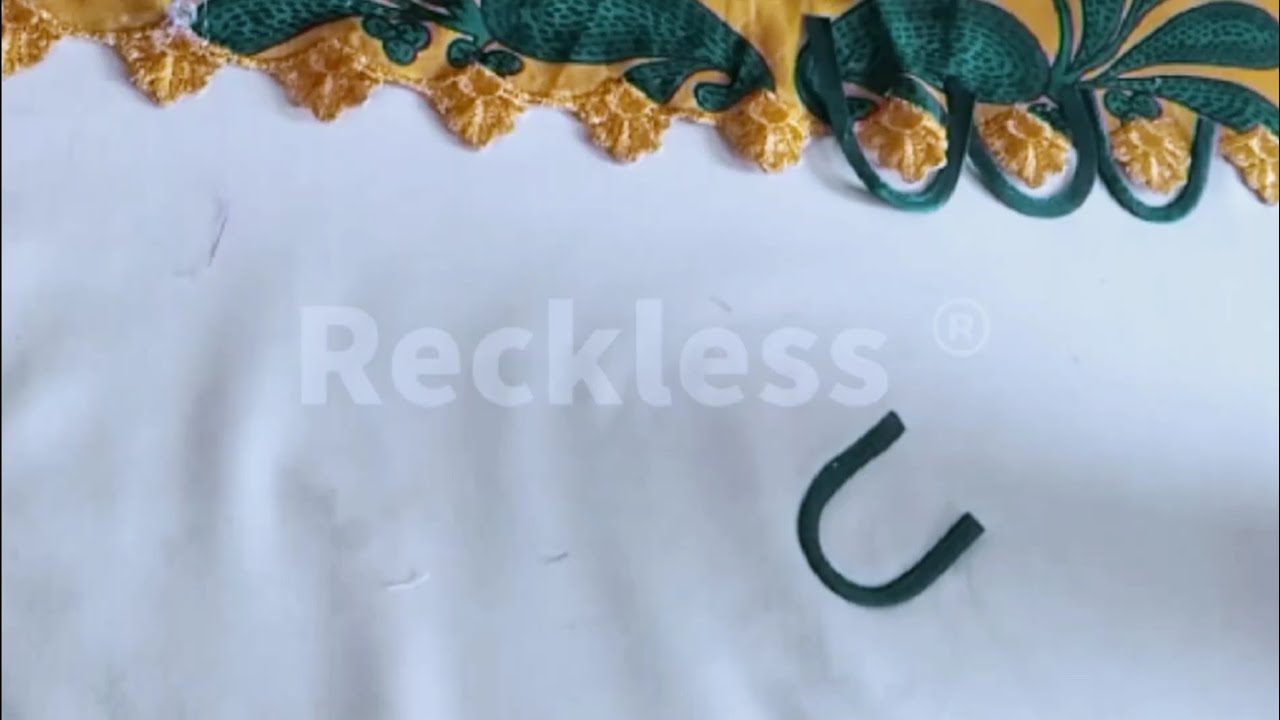 How to make u-shape fabric ring | Sewing hacks 