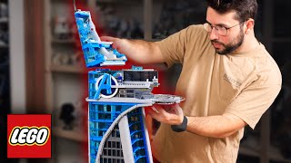Building the LEGO Avengers Tower in 8 minutes!