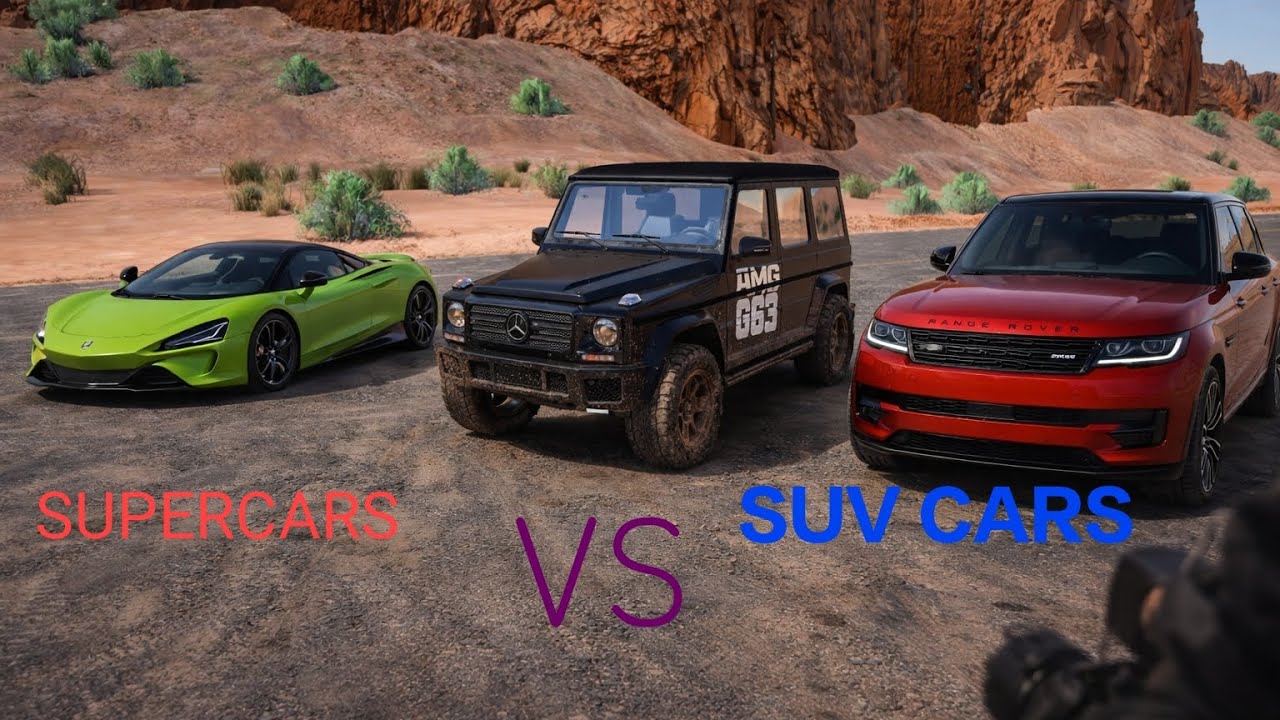 SUPER CARS VS SUV CARS + WORLD CUT ENTRY - THAR 