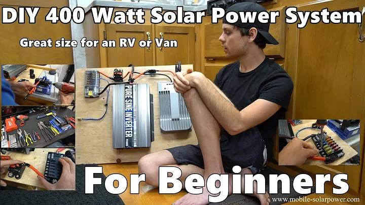 DIY 400 Watt 12 volt Solar Power System Beginner Tutorial: Great for RV's and Vans! *Part 1*