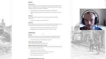 COH2 DBP 1.5 General Changes Breakdown