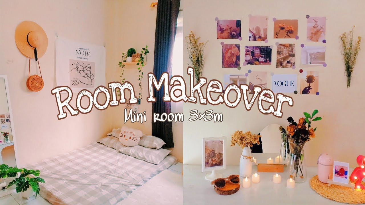 Room Makeover Aesthetic Korean Style || Indonesia - YouTube
