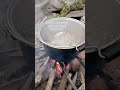 Cooking fermented pork with dried congo peaifugao philippines
