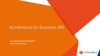 Introduction to Business 360 Accelerators