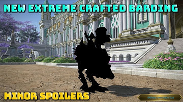 FFXIV: 7.4 Extreme Crafted Barding - Minor Spoilers