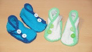Вязание спицами пинеток кимоно /// Knitting bootees kimono Вязание спицами пинеток кимоно /// Knitting bootees kimono