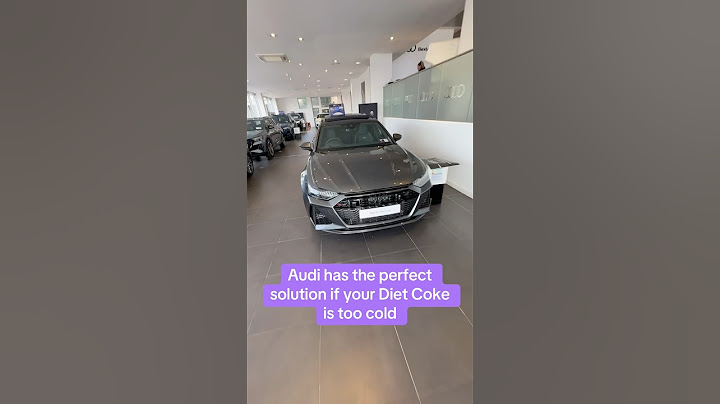 Audi’s genius soft drink solution #audi #rs6