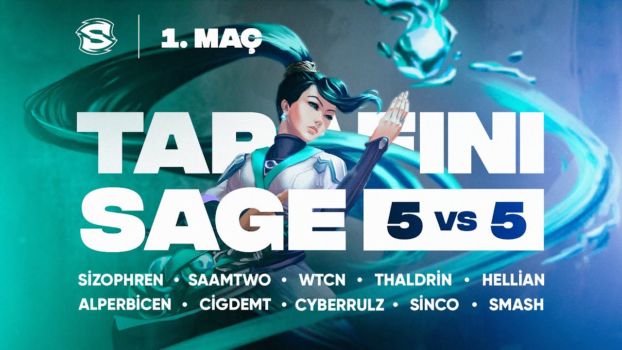 TARAFINI SAGE | 5vs5 | 1. MAÇ | w/BBL Smash, wtcN, AlperBicen, Thaldrin