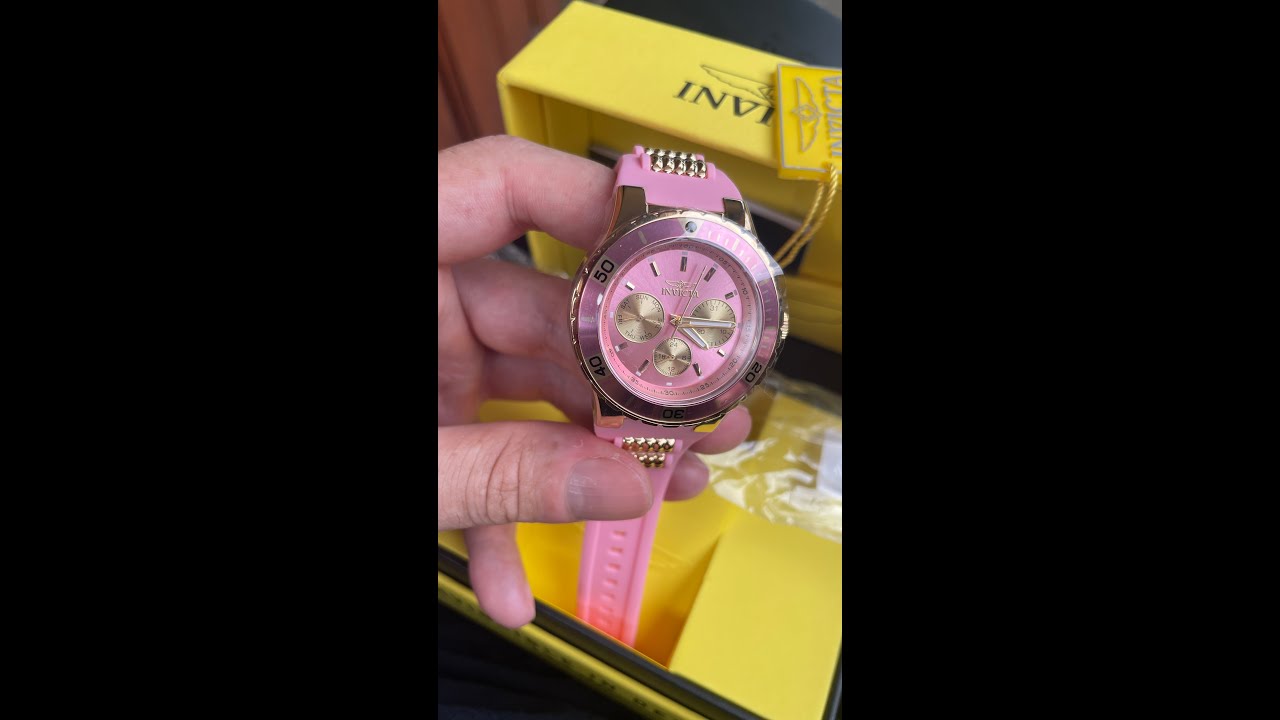 Invicta Aviator Women's Watch - 38mm, Pink, Gold (39409)