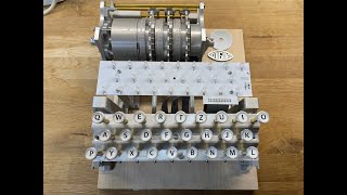 Fully Working 3D Printed Enigma Cypher Machine Replica