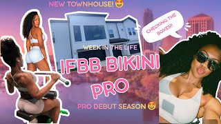 Week in My Life as an IFBB Bikini Pro | Upper body Workout, Physique update, New Townhouse