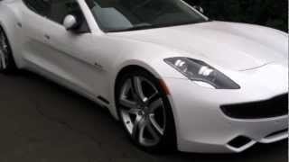 2 New Fisker Karma ES EVer Electric Car, Many Aston Martins