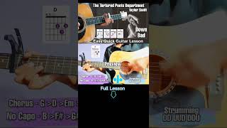 @TaylorSwift  (Down Bad) #guitarlesson #guitarcover #guitarchords #chords #guitartutorial #shorts