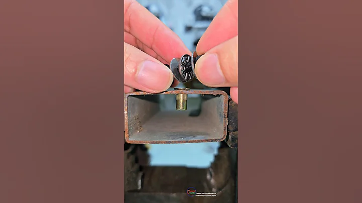 Quick demo: drill adapter installs rivet nuts fast & easy #ToolHack #DIY #toolhack thumbnail