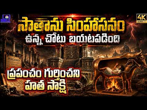సాతాను సింహాసము ఉన్న చోటు ఇప్పు మనకు దగ్గరలోనే || Antipas Death Mystery @Bible Unknown Facts Telugu