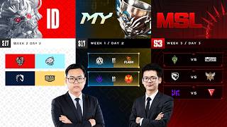 [OFFICIAL RESTREAM] MSL (S3)W3D3| MPL MY /ID (S17)|[Part-...