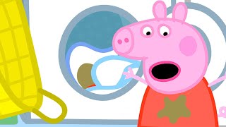 Peppa lava la ropa sucia | Peppa Pig en Español Episodios Completos