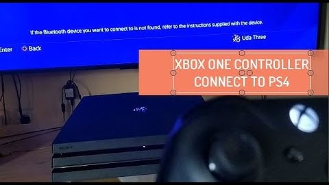 How To Connect XBOX One Controller To PS4 or Playstation Pro -Does it work?