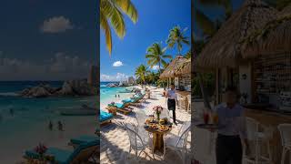 Tropical Paradise Morning 🌴 Ocean Waves, Relax & Vacation Mood