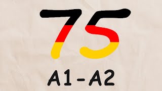 75 німецьких слів рівня А1-А2. Німецька з нуля, урок №51