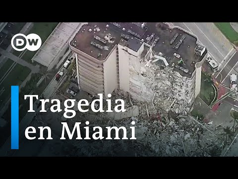 Unos 100 desaparecidos tras derrumbe en Miami