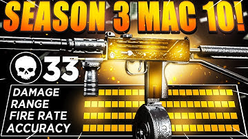 the #1 MAC-10 CLASS in SEASON 3!!! 33 KILLS! (BEST MAC 10 Class Setup / Loadout for Warzone)