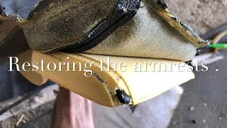 Restoring the Recaro Sport Armrest, Part 1...