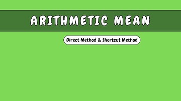 Arithmetic Mean in Discrete Series(Direct Method & Shortcut Method)  #MathsSkillRx   #statistics