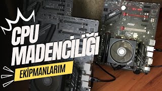 11 İşlemcili Ryzen 9 3900X CPU Madencilik Rigi Kurdum